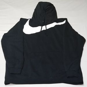 Nike Black hooded Pullover Sweatshirt Men's 3XL